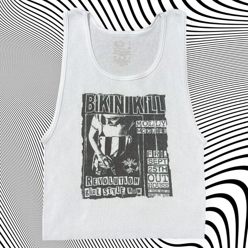 Bikini Kill Revolution Unisex Cropped Tank